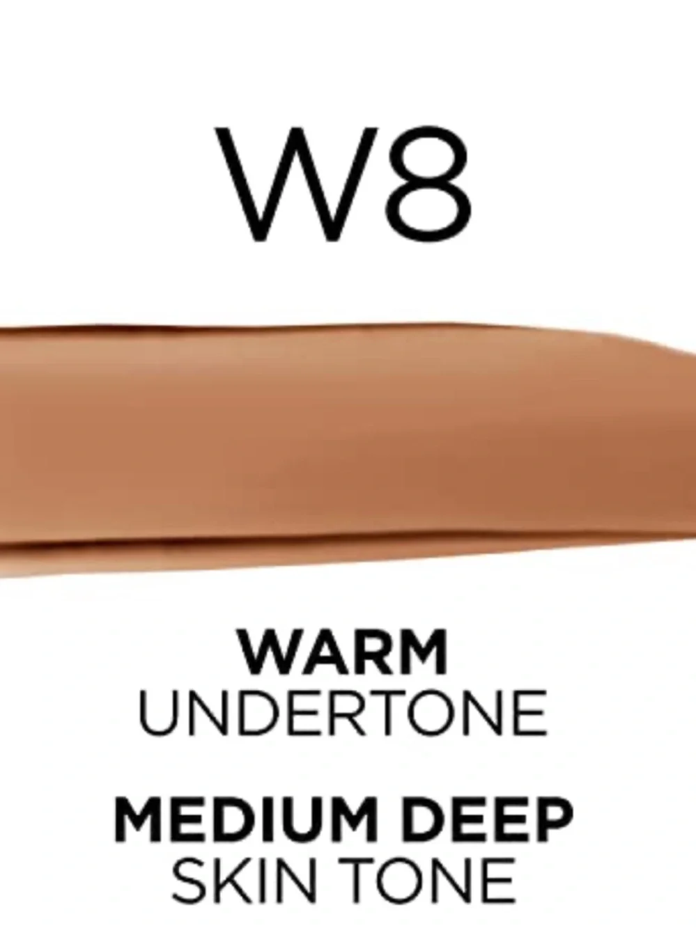 True Match Liquid Foundation W8 Warm Medium Deep